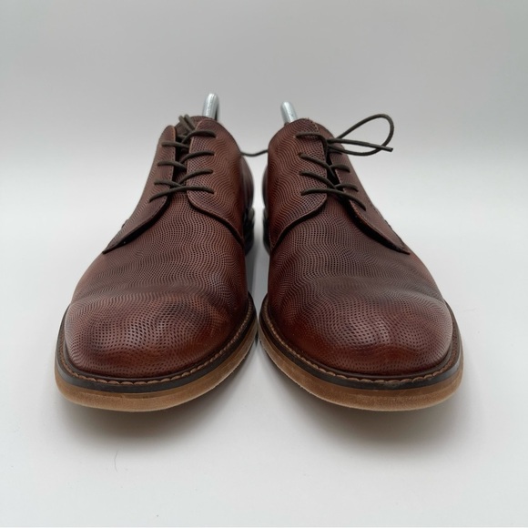 Kenneth Cole New York Men's Dance Lace Up Oxford Brown Size 11.5 Dress Shoes - Picture 6 of 12